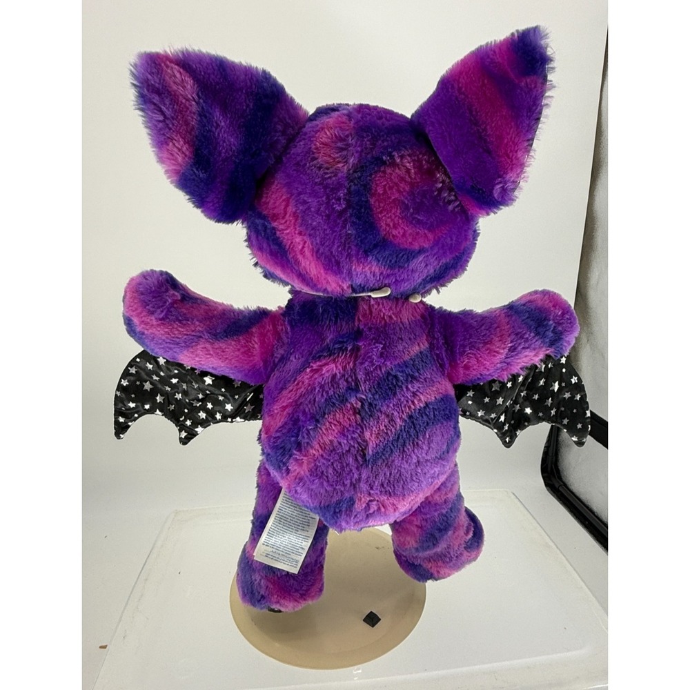 Build A Bear Purple Starry Night Vampire Bat 18" Retired Plush Stuffed Animal - Picture 4 of 5